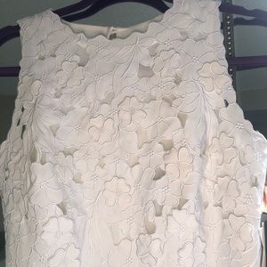 Beautiful detail white dress -